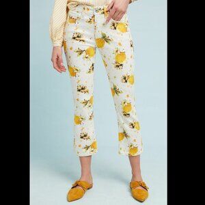 Anthropologie Pilcro Lemon Grove High-Rise Cropped Bootcut Jeans | Women's Fashi